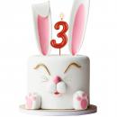 Geburtstags-Tortenkerze Zahl "3" (5,5 cm)